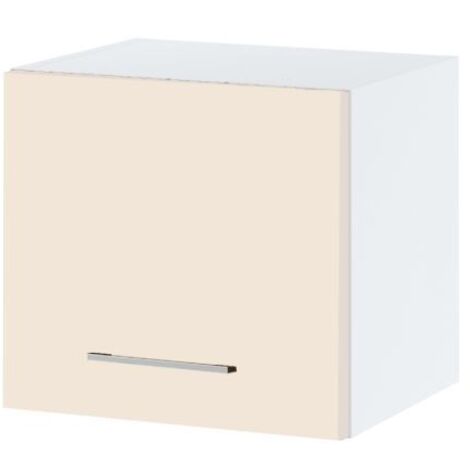 Meuble haut SLIM de cuisine Lovia Vanille Mat 1 porte relevable L 40 cm