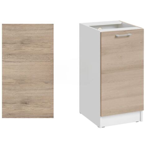 Cuisineandcie – Panneau de finition pour meuble bas – Chêne naturel – Dimensions H 82 x P 58 cm – Finition de qualité pour meubles ECO