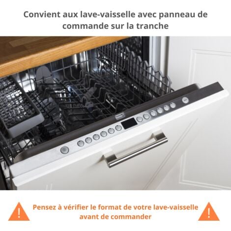 Façade pour lave-vaisselle tout intégrable Eco Noyer Blanchi L 60