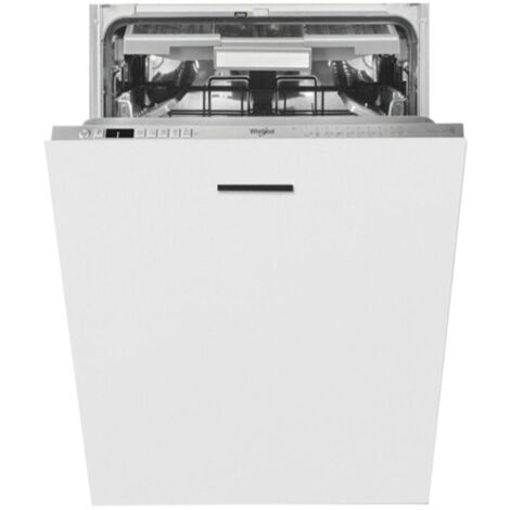 Façade pour lave-vaisselle tout intégrable Lovia Blanc Mat L 45 cm - Porte avec poignée apparente   White