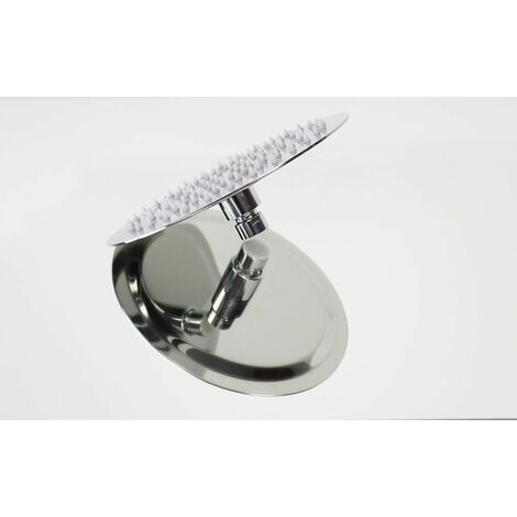 Soffione doccia tondo in acciaio inox finitura a specchio ULTRATHIN TONDO | Diametro-250-mm