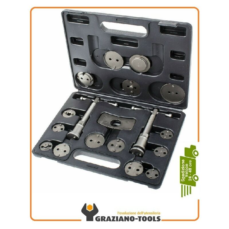 SET 18 PEZZI, ARRETRATORE PISTONCINI FRENO BGS1110