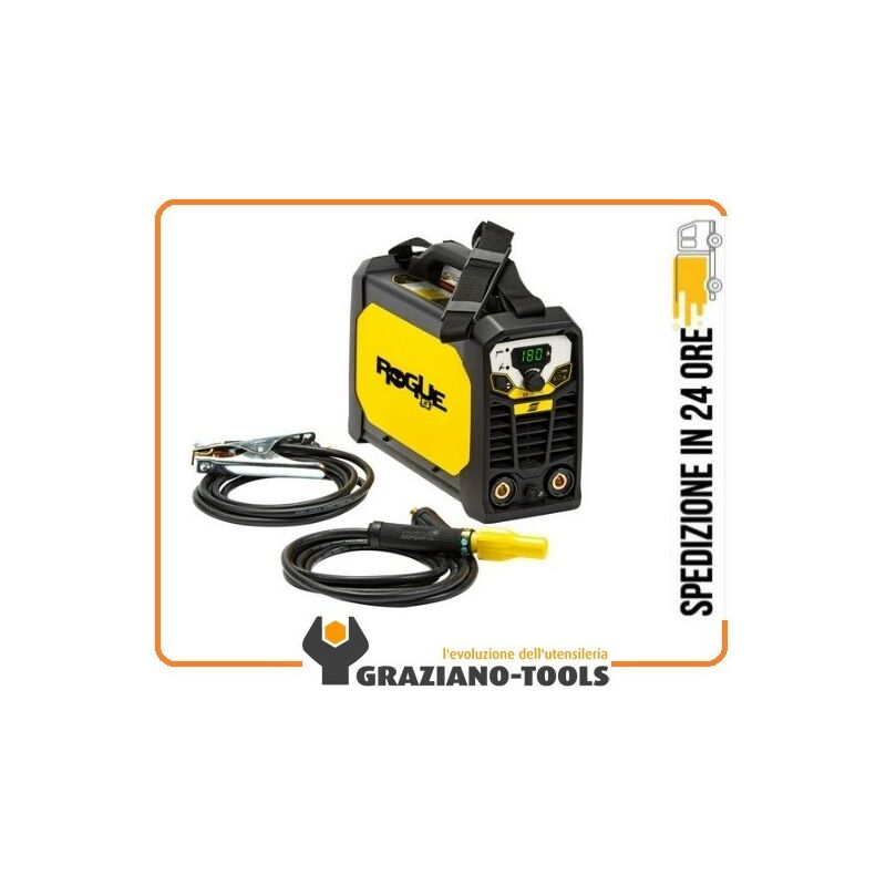 Saldatrice inverter MMA Esab Rogue ES 200i PRO tecnologia PFC