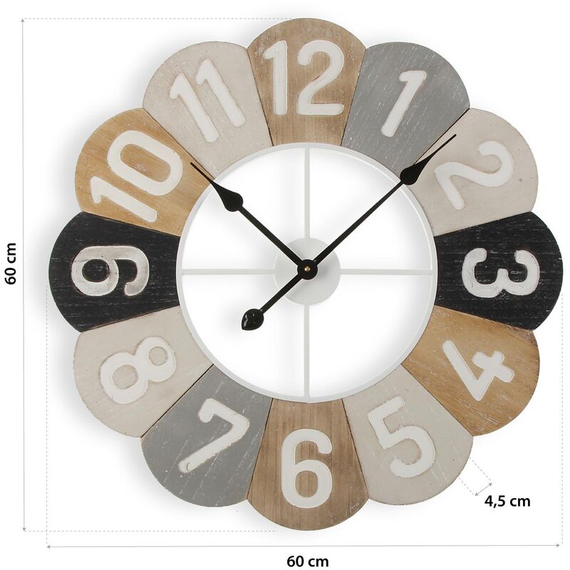 Versa Edsom Reloj de Pared Decorativo para la Cocina, el Salón, el