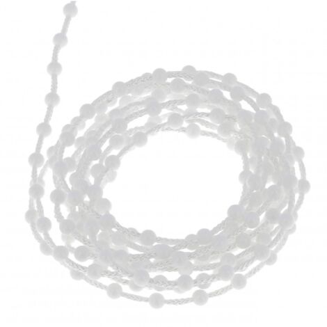 12 Embouts Décoratifs Pour Cordon De Store - Glands Blancs, Pour Réparation Et Décoration De Rideaux, Stores Romains