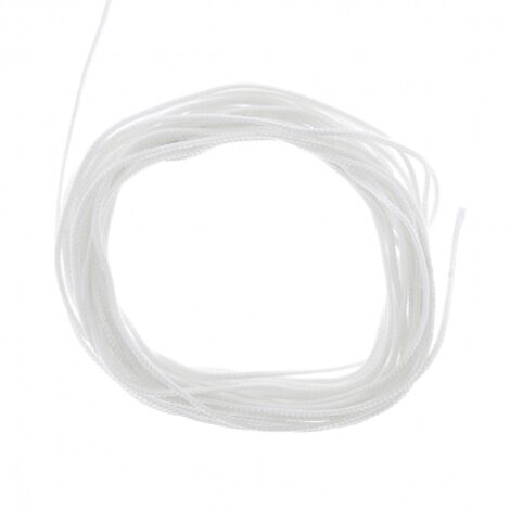 Cordon Store Romain 1,2 Mm Blanc – 20 M Fil Nylon Solide Pour Navette & Réparation Store