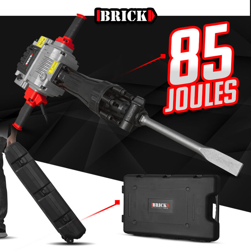 BRICK MPV2100-85 Martello demolitore picconatore professionale 2100W 85  JOULE
