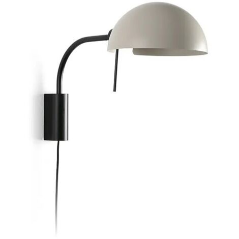 Faro Dominica Lampada da parete a cupola nera, beige 1x E27 (1/5)