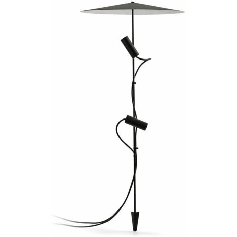 CLAP 1030 Paletto nero 2x6W 3000K 38º con schermo 24V (1/2)
