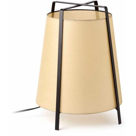 Akane P Lampada Da Tavolo Beige 1 X E27 20W Marca Faro (1/5)