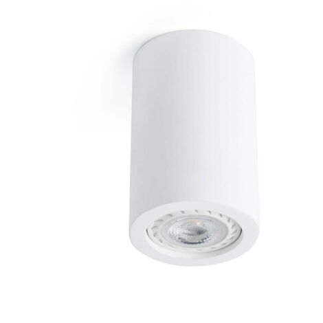 Faro Janet - Plafoniera Semi Flush 1 Luce Bianca, Oro, E27
