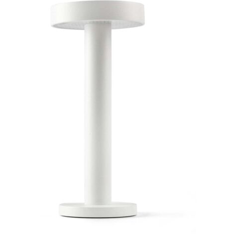 Lampada da Tavolo LED Ricaricabile Briloner Serina Mini IP44 Bianca