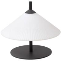 Faro SAIGON Lampada da terra grigia, bianca opaca 0,1M R55 IP65