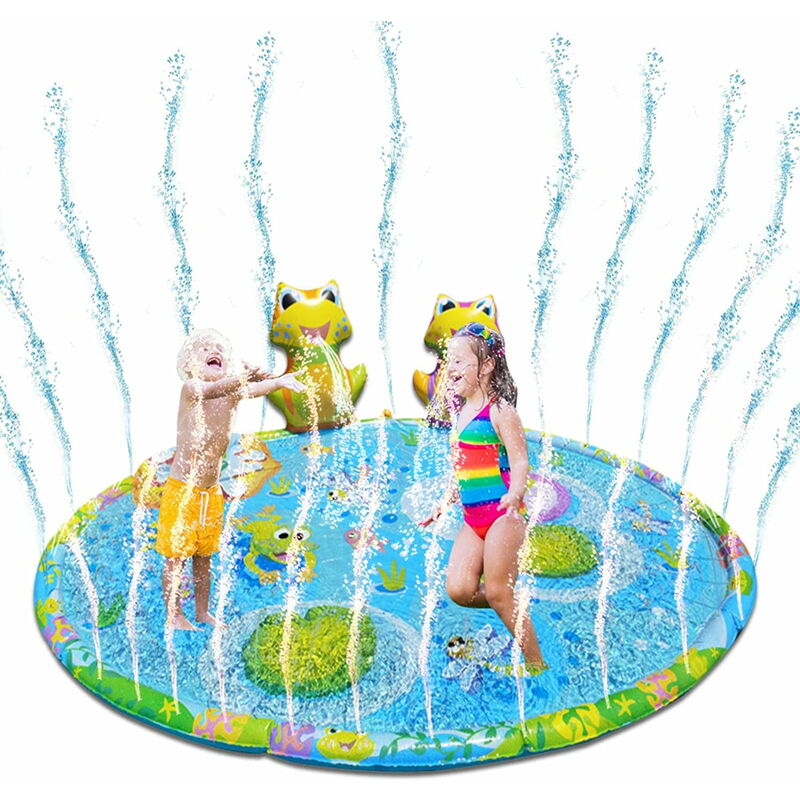 Spritzkissen, Sprinkler für Kinderhunde, Pool flacher Babykiddie, Outdoor  Spielzeug Wasserspielzeug für Kinder, Spielzeug für Kleinkinder,  55.91x40.16in