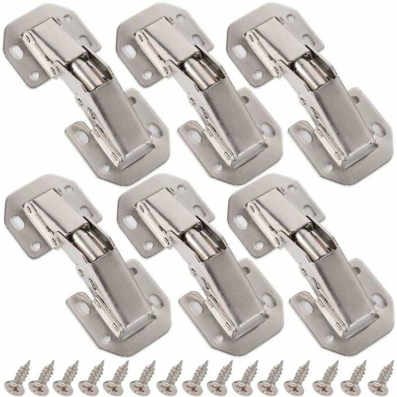 Yhenlovtt Edelstahl Schranktür-Strebe - Klappscharnier Für Küche & Schränke