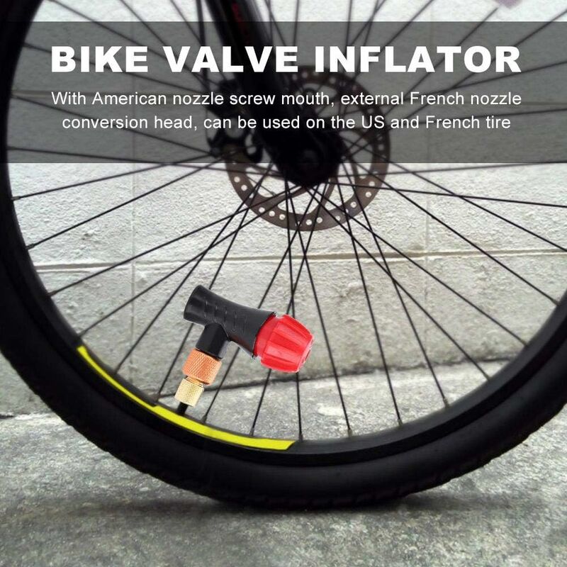 Tragbare Fahrrad Fahrrad Reifen Luftpumpe Inflator Ersatz Schlauch