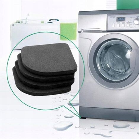 Stoßdämpfende Waschmaschine, Fußmatte der schwarzen Waschmaschine,  Gummimatte der allgemeinen Waschmaschine, Kühlschranktrockner, Laufband,  Großgerätezubehör (4 Stück)