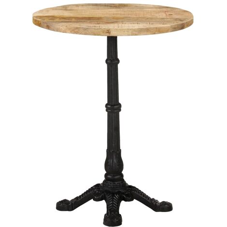 Bistrotisch Ø60x76 cm Raues Mangoholz 4019-A