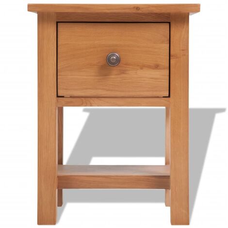 Nachttisch Massivholz Eiche 36x30x47cm