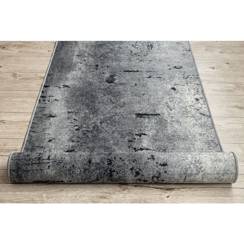 Läufer Antirutsch MARL Beton, Gummi grau 80 cm gray 80x800 cm