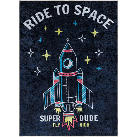 Kinderteppich JUNIOR Mit Fisch-Muster - Anti-Rutsch & Fußbodenheizungsgeeignet