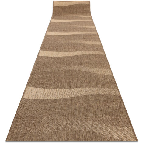 Läufer SIZAL FLOORLUX Modell 20212 coffe / mais 80 cm beige 80x290 cm (1/5)