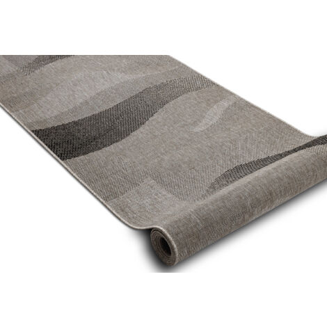 Läufer SISAL FLOORLUX Modell 20433 Taupe GLATT 70 Cm Beige 70x160 Cm