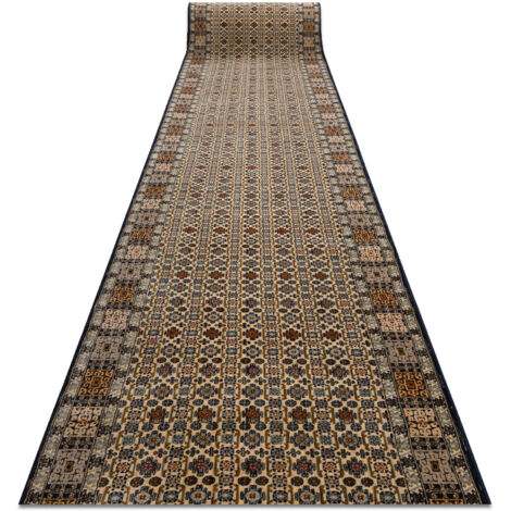 KESHAN Läufer 6428/53551 Orientalisch Beige / dunkelblau 90cm beige 90x500 cm