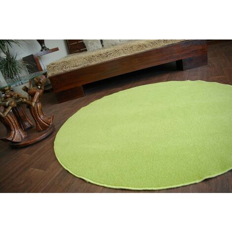 Teppich rund ETON grün green rund 100 cm