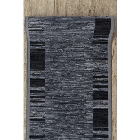 Läufer Antirutsch ADAGIO grau grey 110x380 cm
