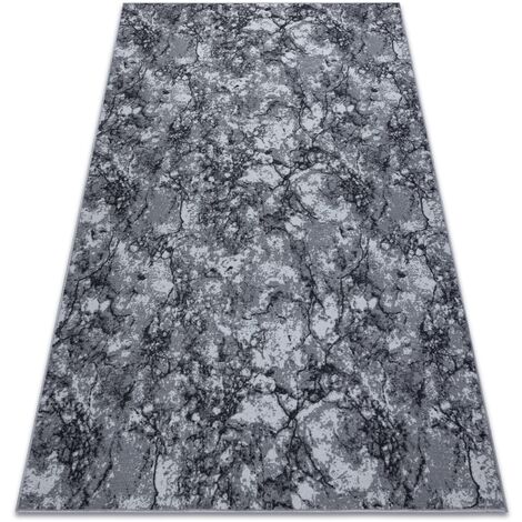 Antirutsch Teppich Teppichboden MARBLE Marmor Stein grau gray 150x500 cm