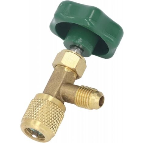 1 R600 Bouteille de gaz réfrigérant + soupape d'isobutane 420gr