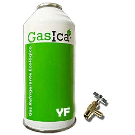 1 bouteille de gaz écologique YF 171GR + Valve de substitut R1234YF Freeze Organic