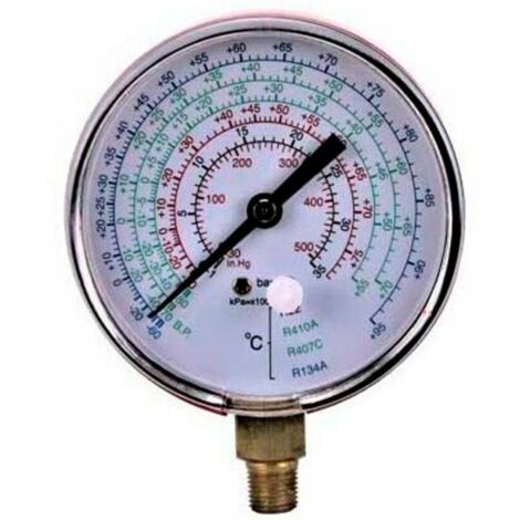 Manomètre Basse Pression Universel 3S - Pour R32, R410A, R407C, R134A - Bleu