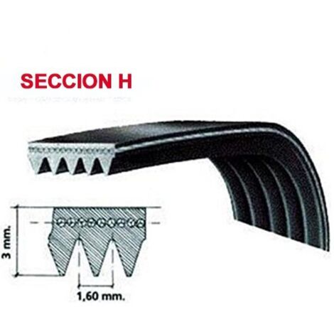 Fagor Keilriemen 1965 H6 H7 Poly V 57 X 0259 - Ersatzriemen Für Trockner