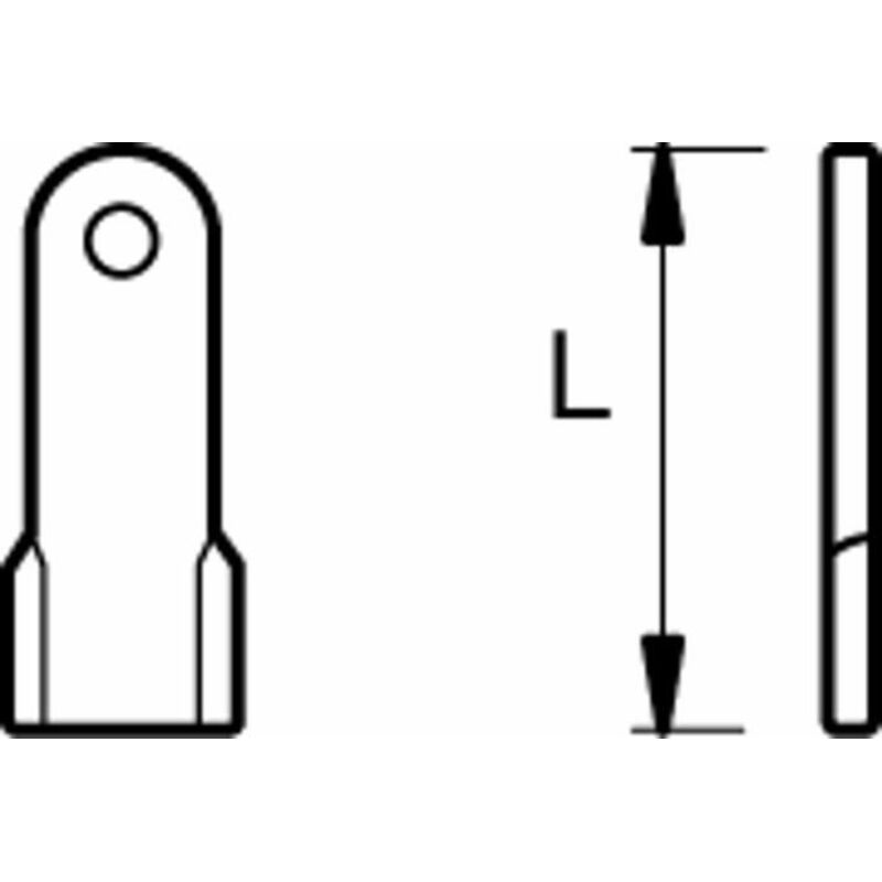 Lama Falciante Da 51 Cm Per Sverniciatore Hecht &ndash; Adatta A Modelli 5543SXE, 5533SW, 500051