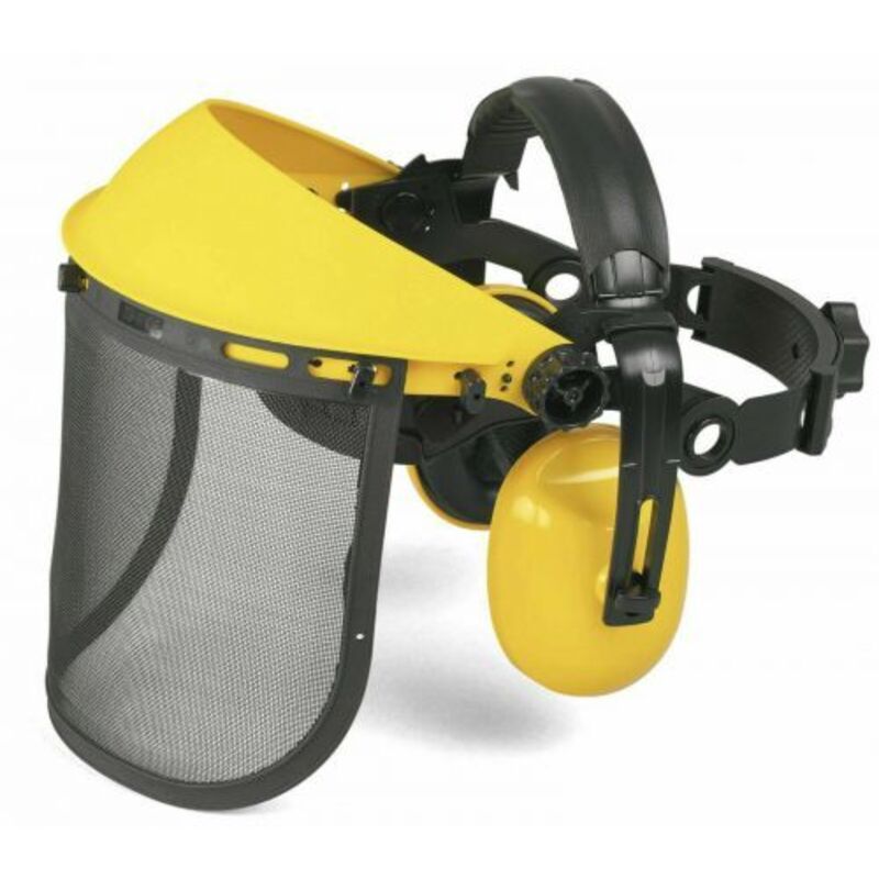 Visiera Protettiva Professionale Con Rete E Regolazione | Schermo In Policarbonato Per Lavori - Foto 8