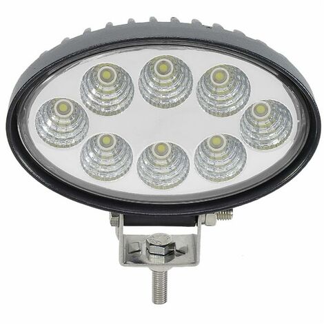 FARO DA LAVORO AMA A LED 24W 10/36V 1800 LM OVALE DOTATO DI 8 LED (38958)