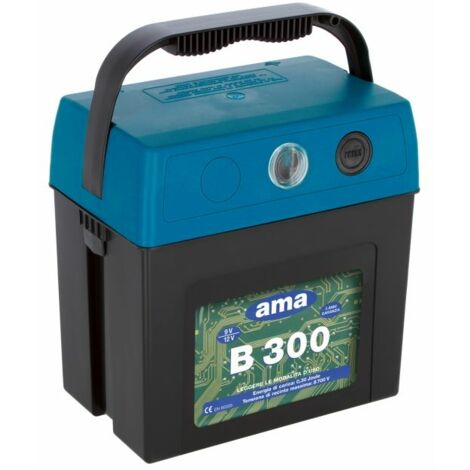 Elettrificatore ranch AMA B300 per recinti con alimentazione a 9 V 36002
