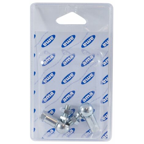 Snodo in acciaio filetto M8x1,25 blister da 2 pezzi (1/2)
