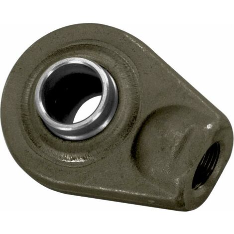 Supporto rotula sferica Ø 25mm Ama con base tonda e filetto femmina M27x2