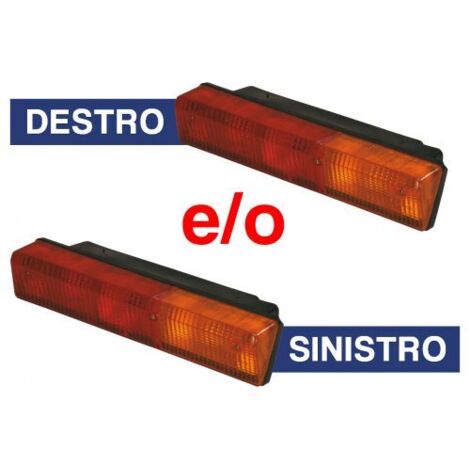 Fanale alogeno posteriore dx 305x62mm