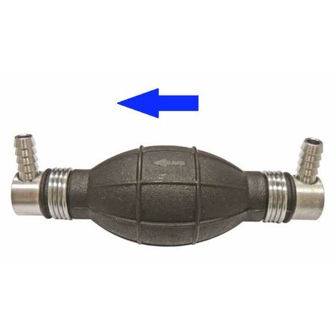 Pompa di adescamento gasolio Ø 8mm con attacchi 90°