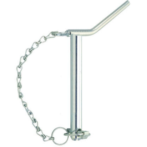 Perno con maniglia,spina e catena ø 25x175mm (1/4)