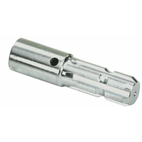 Riduzione per presa di forza con profilo interno 20x17mm con 12 scanalature e lunghezza 120mm