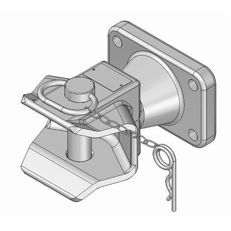 Gancio omologato perno 31mm interasse 120x55mm (1/2)