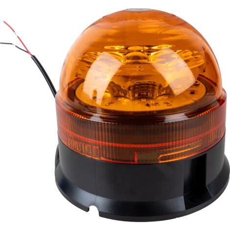 Girofaro LED 12-24V base piana 130x140mm trattore macchina agricola operatrice