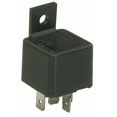 Relè 12V 20/30A con staffa e senza diodo (1/2)