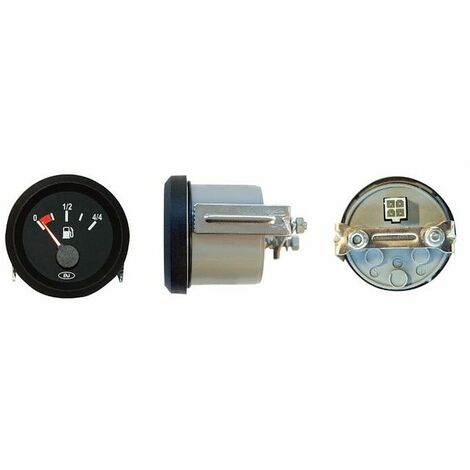 Indicatore livello carburante analogico 0-4/4 Ø52 12V (1/3)
