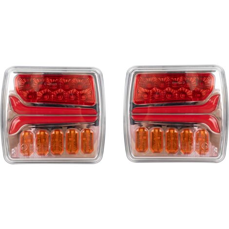 Sparex - Set di luci a LED wireless per rimorchio, cavo magnetico, ECE REG 10, omologato CE RoHS